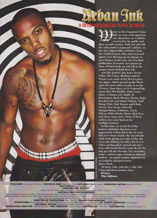 B.O.B. wearing a custom Onyx Spirit Bead Necklace