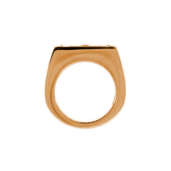 18k Rose Gold Diamond Ring Jackpot - Mander Jewelry