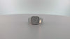14k White Gold Octagon Diamond Ring - Mander Jewelry
